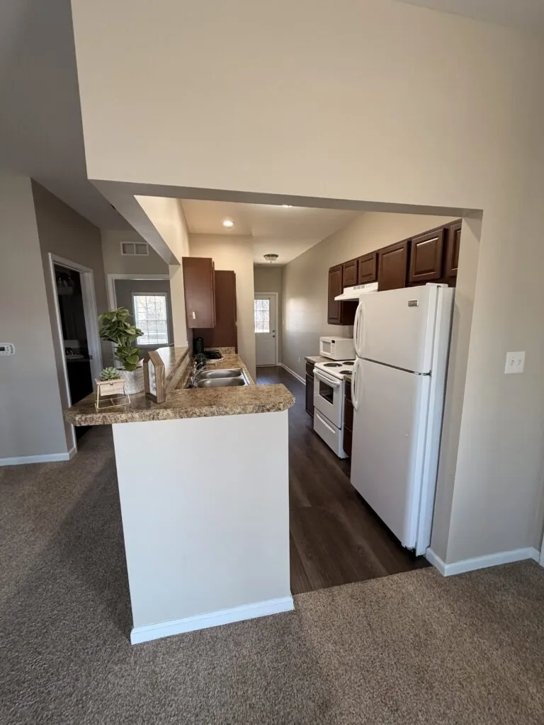 Apartment kitchen at Homeplace Court